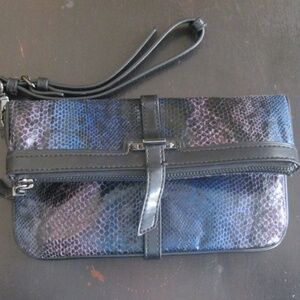 Vera Wang cross-body bag, purple & black, NWOT, OS